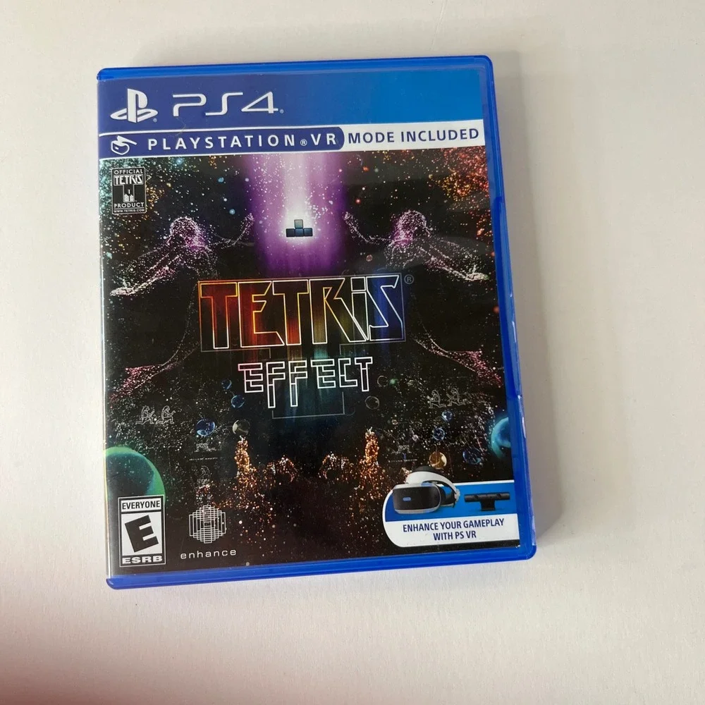 Tetris Effect PS4 PlayStation 4 VR‎ Mode Inc 2018 Puzzle Game Disc 3003949-AC
